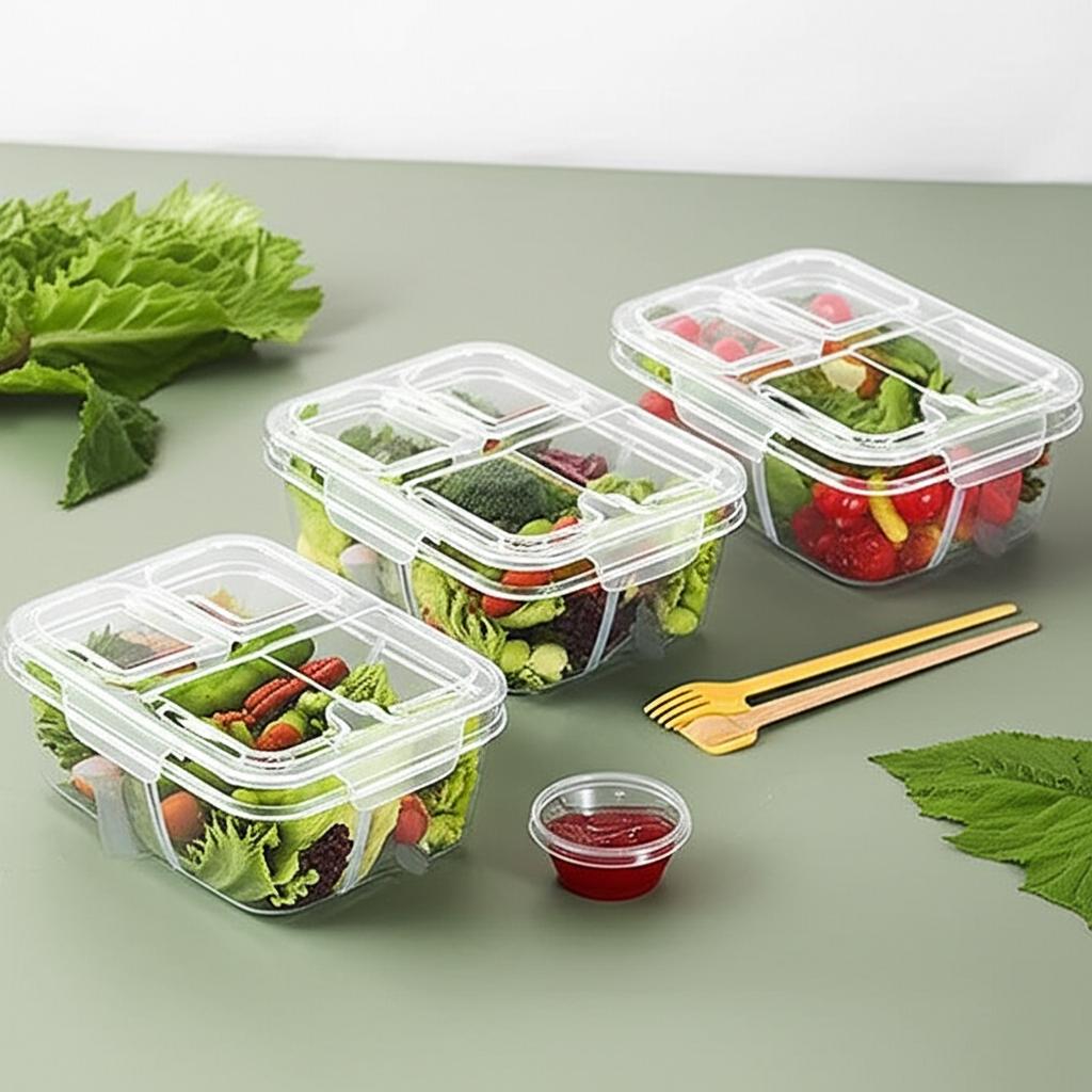 Fresh & Fit On-the-Go: Your Ultimate Guide to Reusable Salad Containers with Dressing Cup