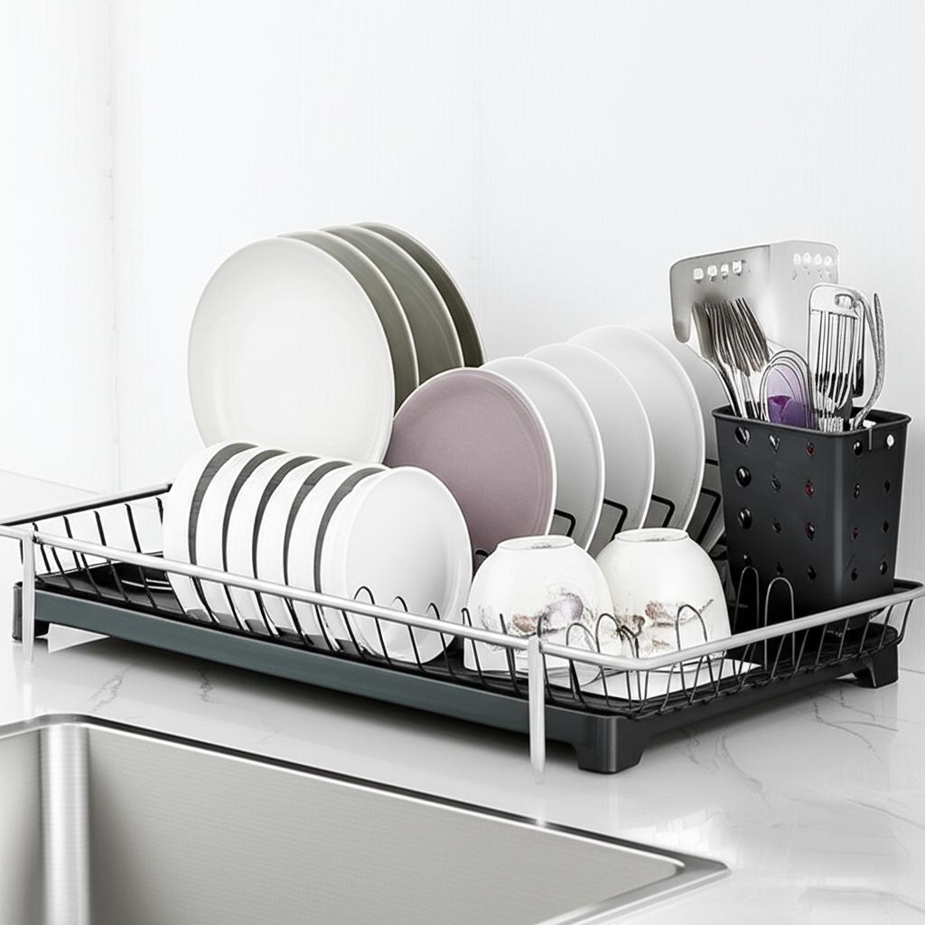 Maximize Your Space: The Ultimate Compact Dish Drying Rack for Small Kitchens