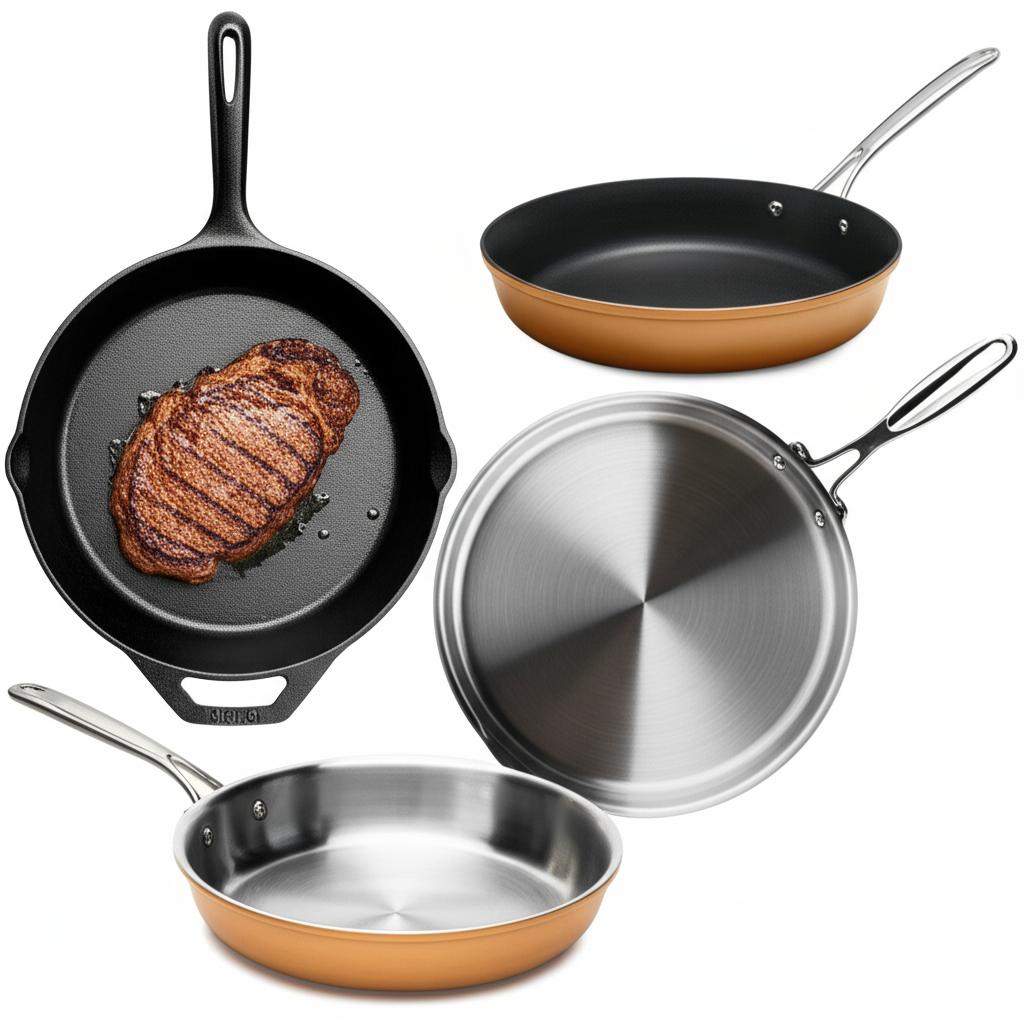 How Different Pans Affect the Flavor and Texture of Your Food