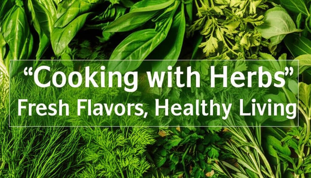 Cooking with Herbs: Fresh Flavors, Healthy Living