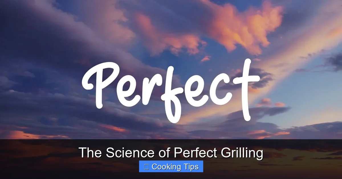 The Science of Perfect Grilling - content2 visual guide