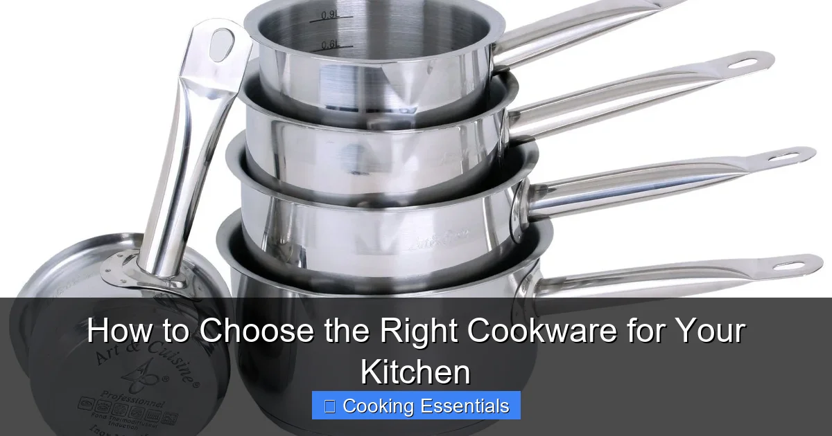 How to Choose the Right Cookware for Your Kitchen - content1 visual guide