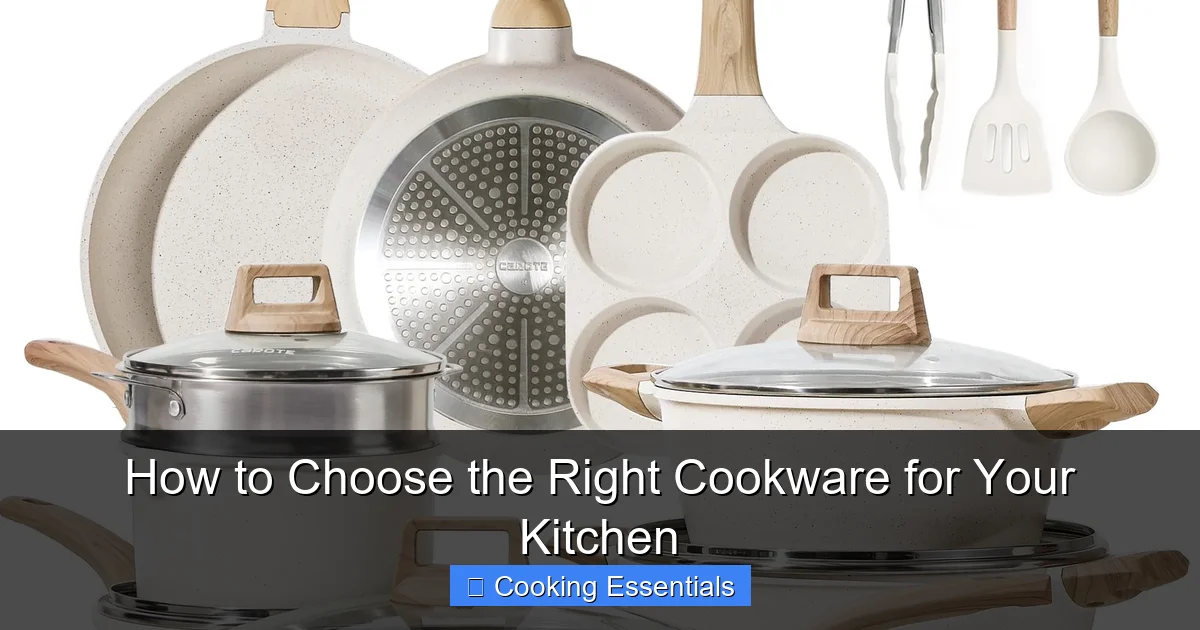 How to Choose the Right Cookware for Your Kitchen - content2 visual guide