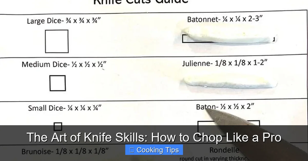 The Art of Knife Skills: How to Chop Like a Pro - content1 visual guide