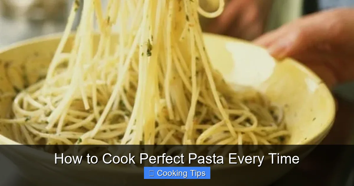 How to Cook Perfect Pasta Every Time - content2 visual guide