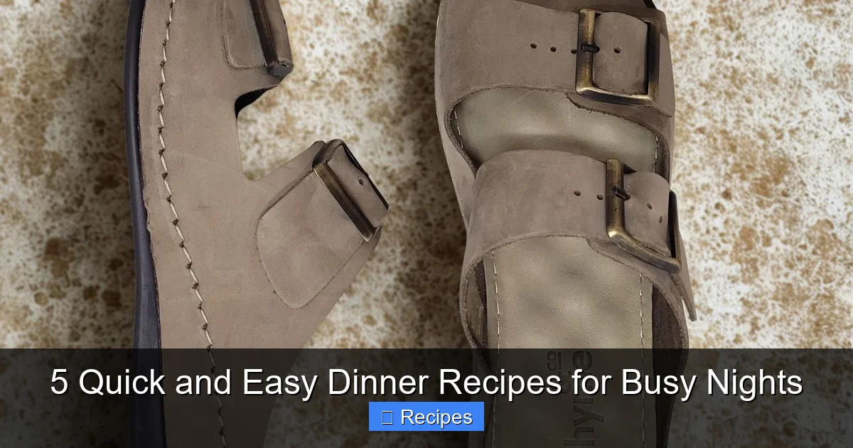 5 Quick and Easy Dinner Recipes for Busy Nights - content2 visual guide