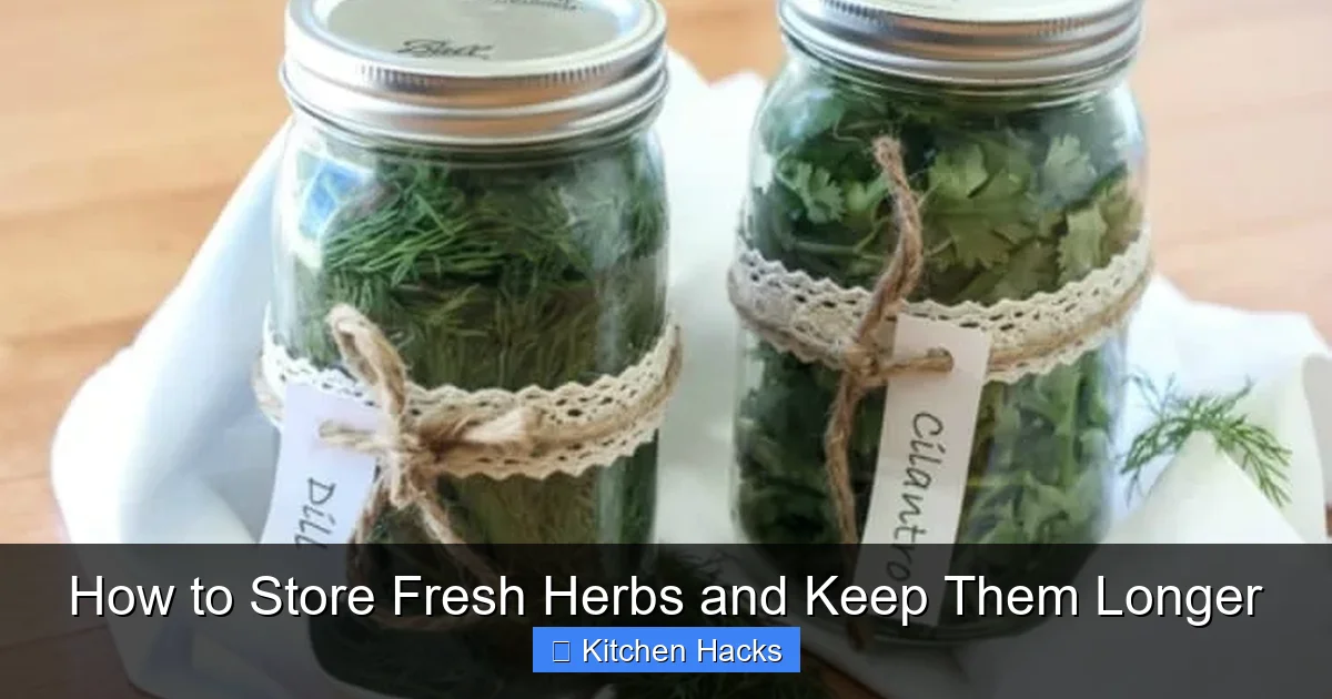 Featured image for How to Store Fresh Herbs and Keep Them Longer
