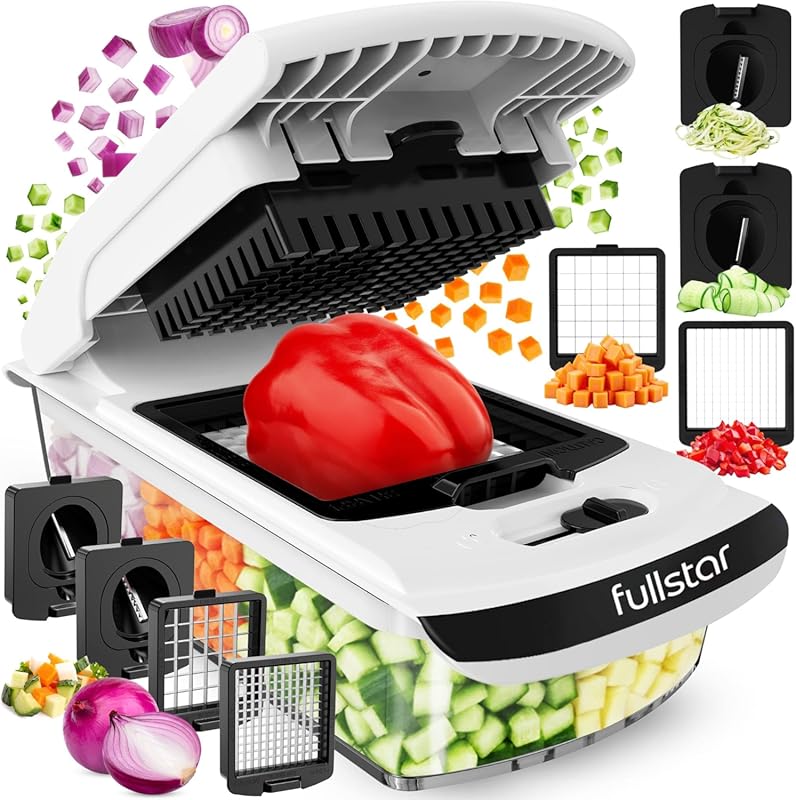 Fullstar The Original Pro Chopper - Vegetable Chopper and Spiralizer, 