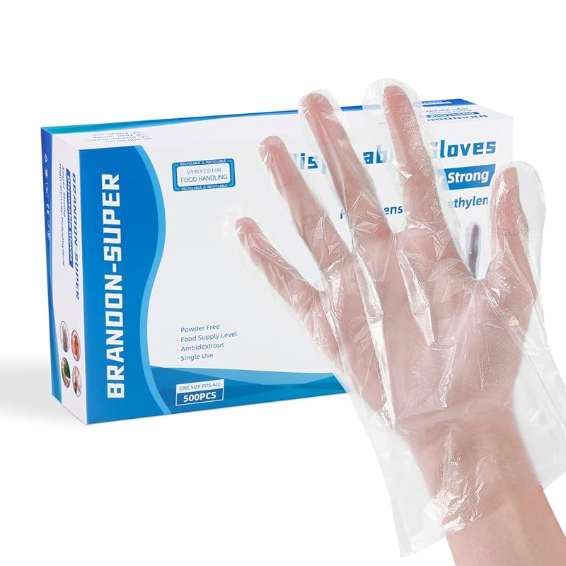 Food-Grade Plastic Gloves for 