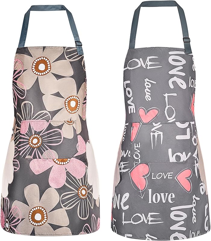 Waterproof Floral Apron with P