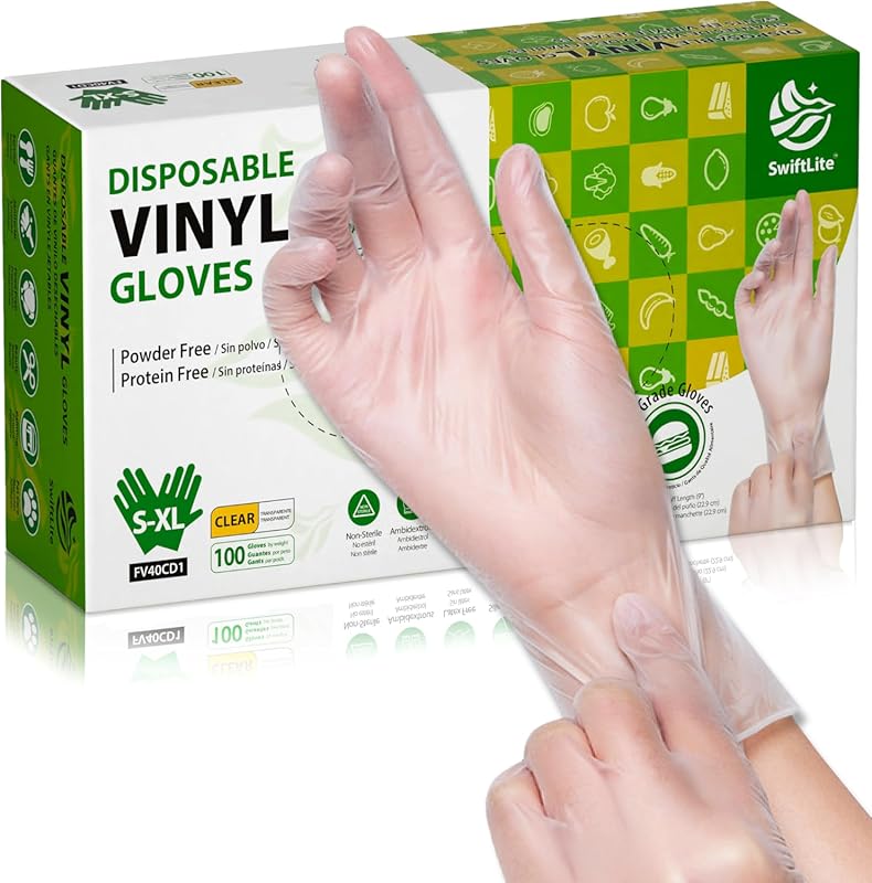 Food-Grade Vinyl Gloves – Late