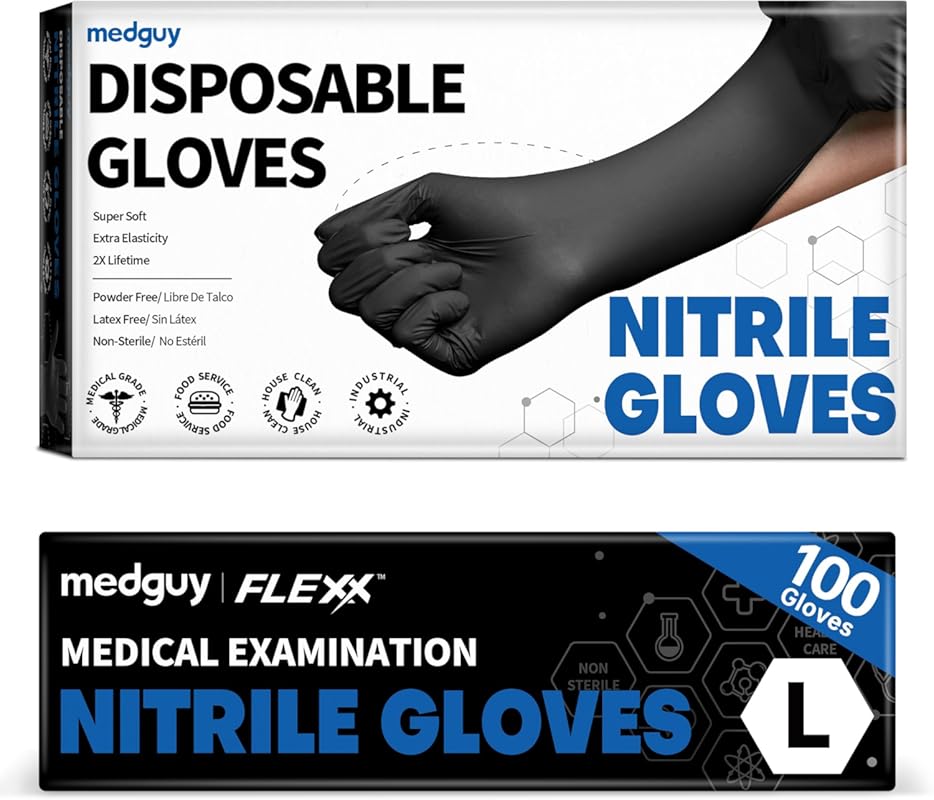 Nitrile Disposable Gloves, 4.5